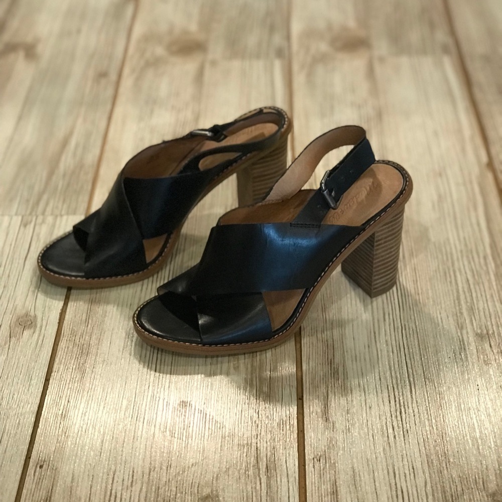 MADEWELL JAMIE CRISSCROSS SLING BACK SANDAL